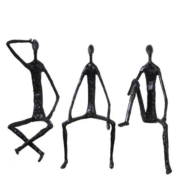 创意抽象艺术人物摆件简约公室客厅电视柜书架玄关装饰桌面摆设,淘宝优惠券,粉丝福利购,淘宝优惠卷