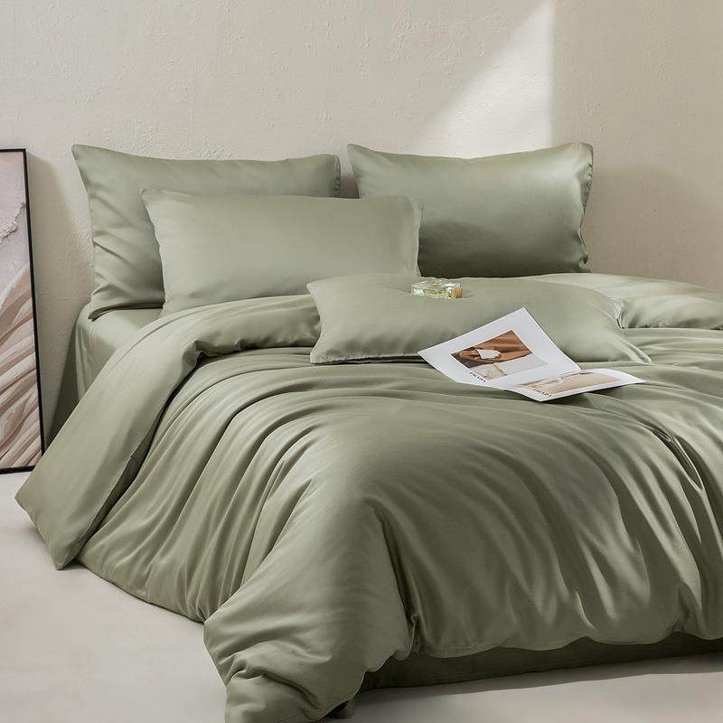 纯A棉类100支天丝套四件套兰ONETWO精天丝全棉棉被床单床上床笠款,淘宝优惠券,粉丝福利购,淘宝优惠卷