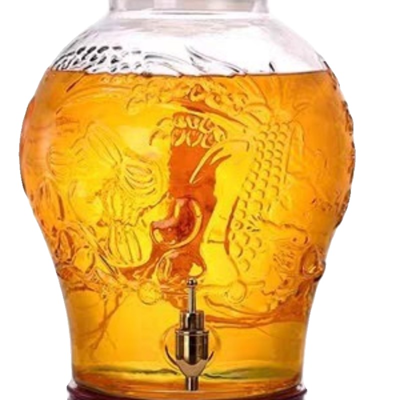 New thickened b smooth sailing wine bottle with faucet 10kg 20kg 30kg sealed wine jar household wine jar