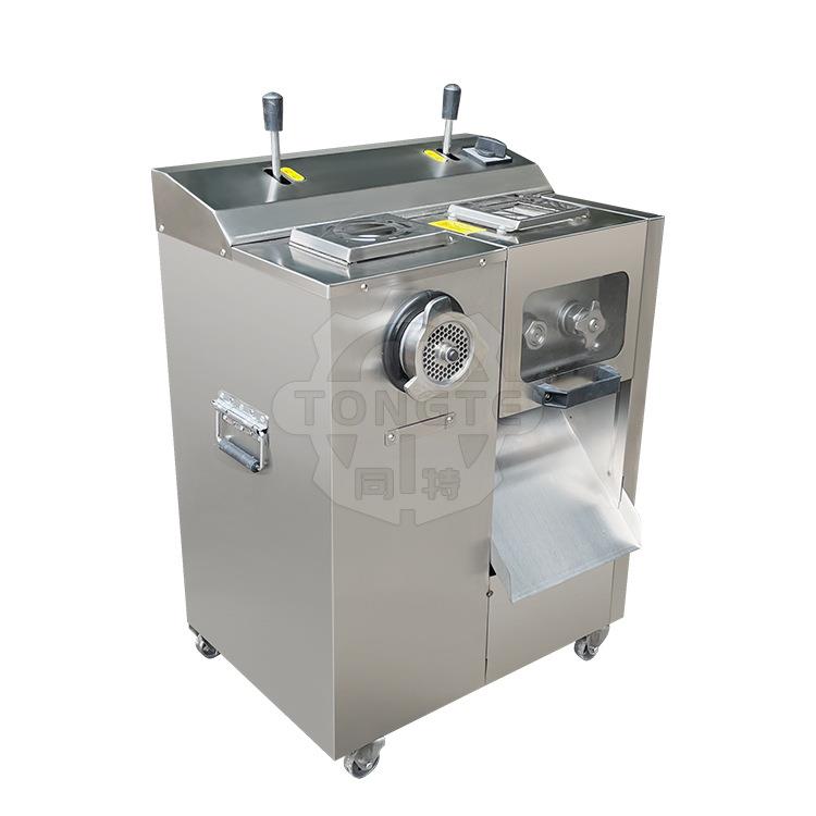 商用高效自动绞切两用机大功率不锈钢灌香肠碎肉机切肉机肉片机 - 图2