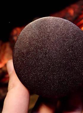 天然披毛犀双珍贵角工艺品小摆件收藏手件养XX778110生把玩摆文件