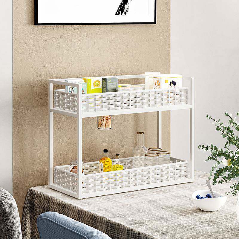 9QXC房厨餐桌层收多纳置F76MS9M7物架办桌公室靠墙面铁艺整理架家 - 图2