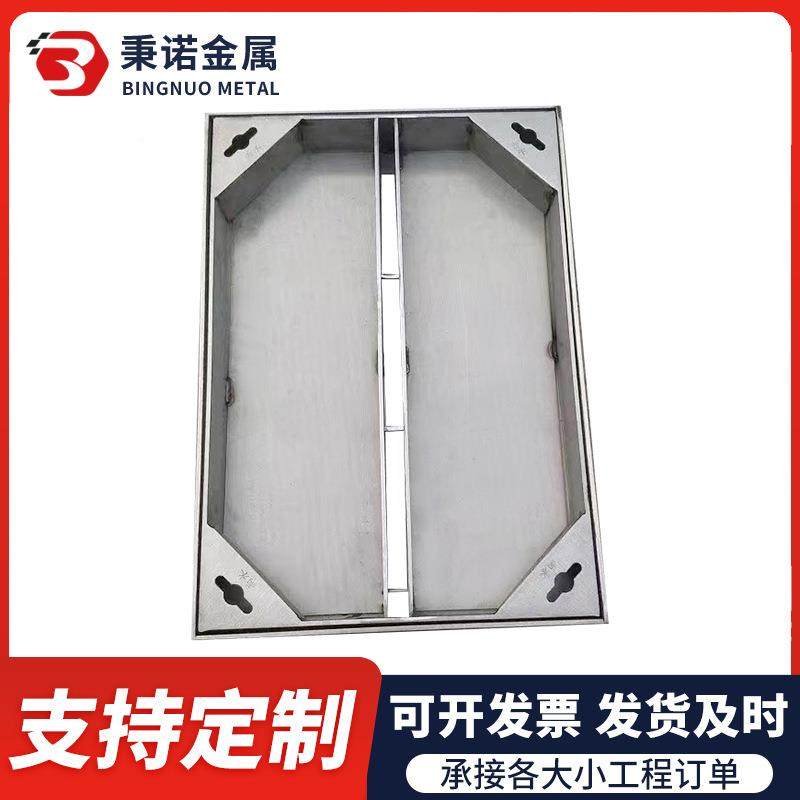 不锈方形井盖50厂家下沉式异钢型窨井盖304/不316锈雨水钢井盖 - 图2