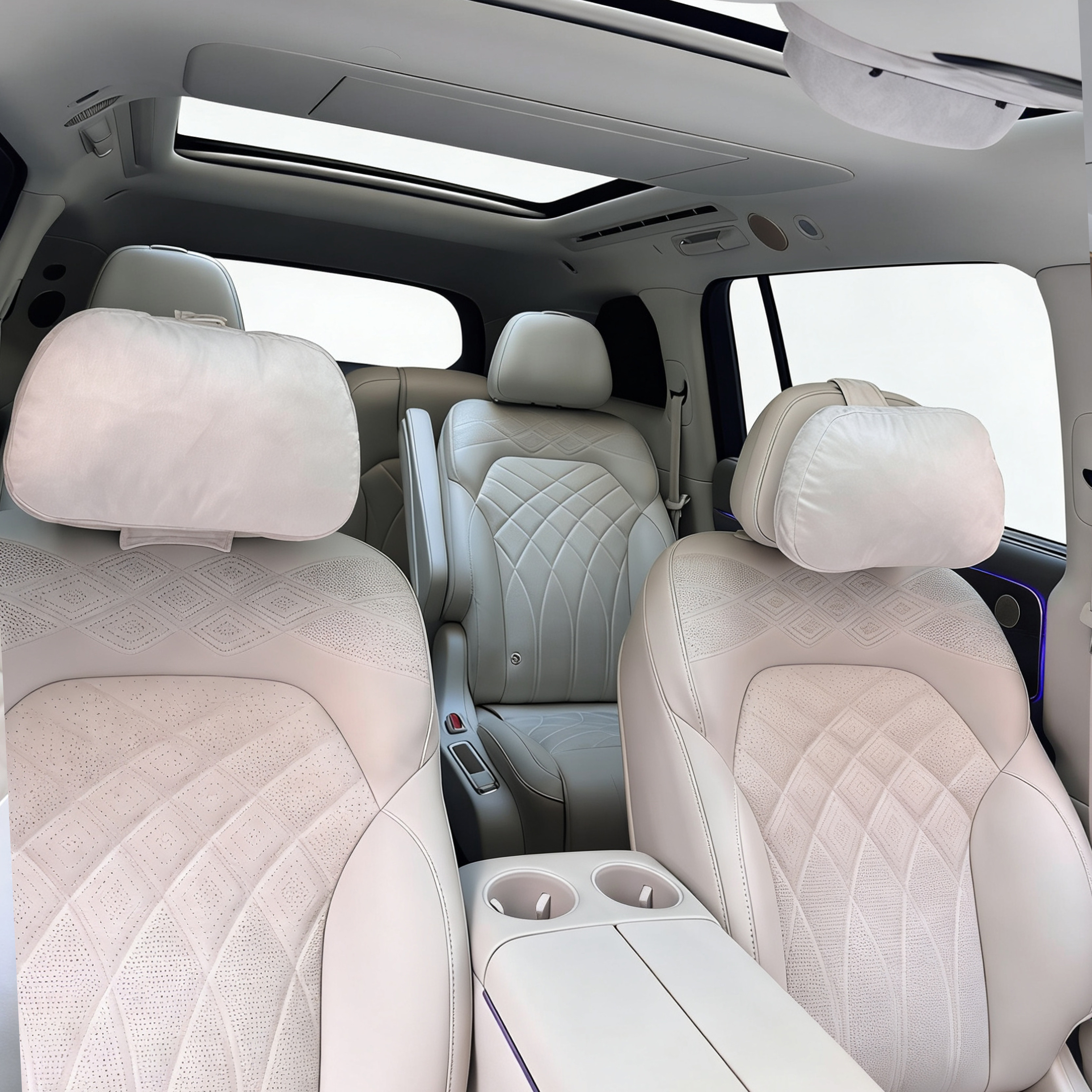 适用于智己LS9头枕腰靠杜邦棉记忆棉车载头枕腰靠内饰品