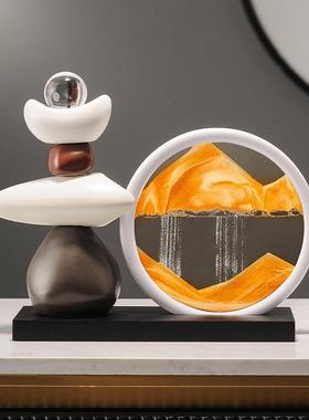 流柜沙画装摆件客酒柜电视厅玄关饰kqsslyzl品办公室旺事业运