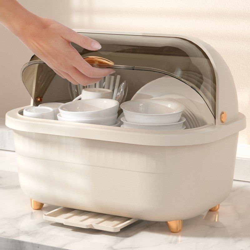 厨房碗架沥水架家用装碗碟小型碗箱碗柜置物架子放碗筷碗盘收纳盒,淘宝优惠券,粉丝福利购,淘宝优惠卷