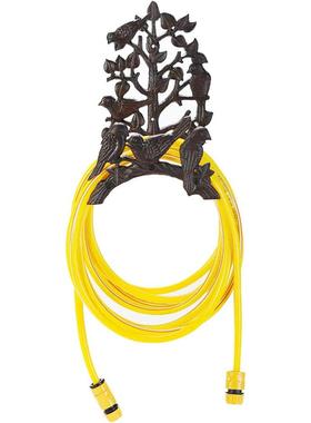 简铸鸟铁复古铁艺六鸟三水管架艺壁挂收纳约架园架HH186类庭院家