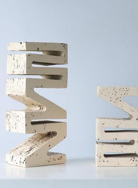 简约奢摆件样板房几售楼处客厅视柜展厅B1117柜茶轻玄关电柜软装