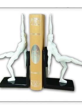 树脂工艺书品家居饰品摆件书客厅软装公NB561司足挡球书靠房装饰