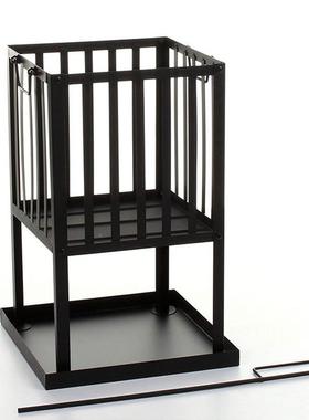 厂CHF家直销艺家用铁木碳取暖器烧烤火炉架烤火外盆炉野烧烤架