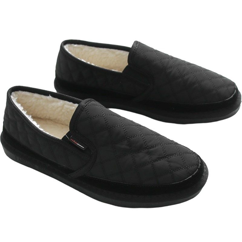 D402冬季加绒加厚保暖棉鞋懒人低帮浅口一脚蹬面包鞋男鞋,淘宝优惠券,粉丝福利购,淘宝优惠卷