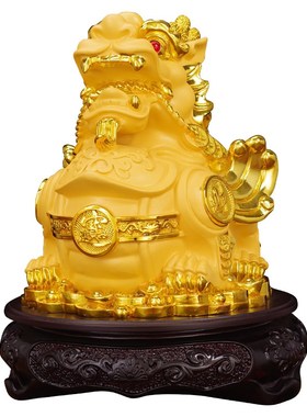 貔貅摆件招财转动聚财皮丘店铺家居客厅店铺办公室收银台开业礼品
