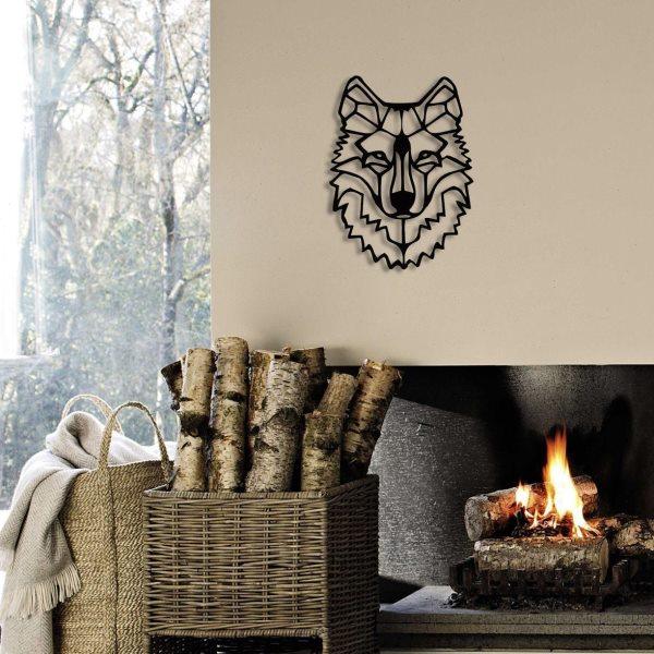 嘻哈狼头线条动物墙面背景挂件装饰卧室客厅走廊金属壁饰铁艺饰品,淘宝优惠券,粉丝福利购,淘宝优惠卷