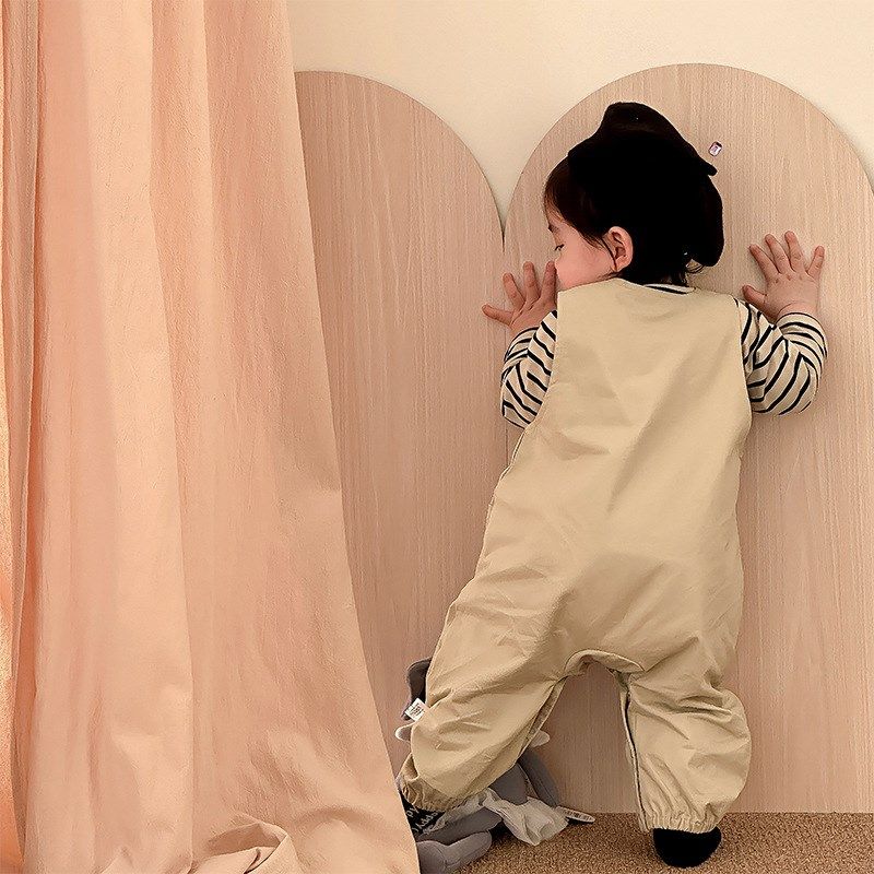 点兮2024春秋新款婴儿工装背带裤条纹T恤洋气男宝宝连体衣两件套,淘宝优惠券,粉丝福利购,淘宝优惠卷