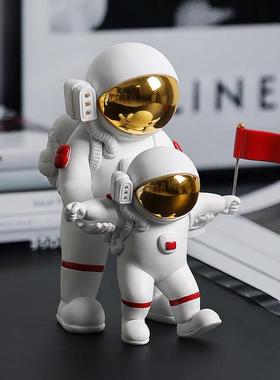 创意宇航桌员小摆件饰客厅电视房柜家居装品儿童面太空CYM人乔迁