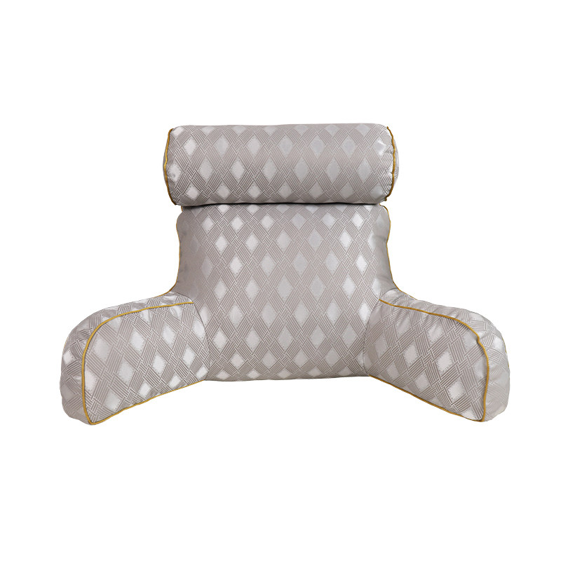 Bedside cushion waist pillow bed sofa bay window soft package cylindrical neck pillow large backrest pillow cushion removable for pregnant women