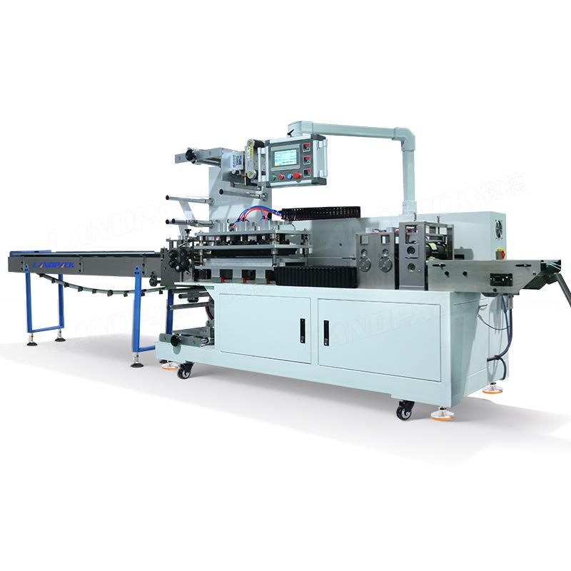 Fully automatic pork breast pillow packaging machine, beef jerky slices four-side sealing packaging machine, spicy slices packaging machine