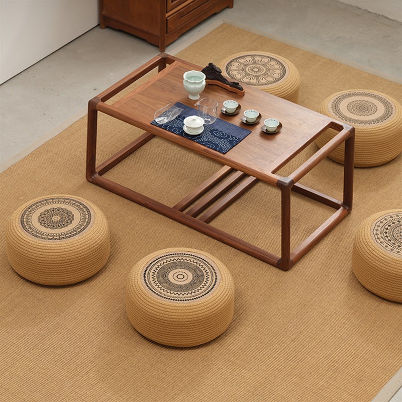Futon cushion floor for lazy people, tatami cushion, bay window, balcony floor, bedroom P floor mat, meditation cushion, meditation kneeling