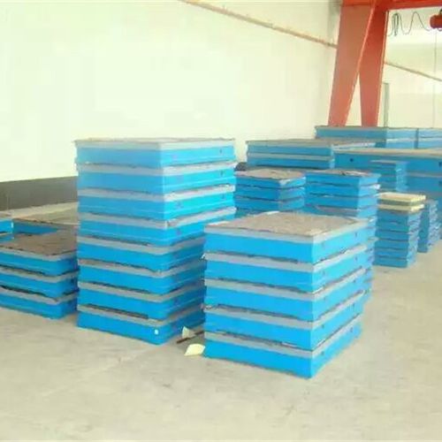 铸铁研磨平板焊接测量检验v划线平台T型槽钳工桌模具装配工作台 - 图2