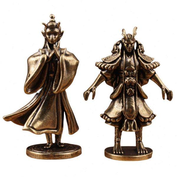 黄铜动漫小摆件敖广敖丙黄铜工艺品小摆件古复古文化小摆件,淘宝优惠券,粉丝福利购,淘宝优惠卷