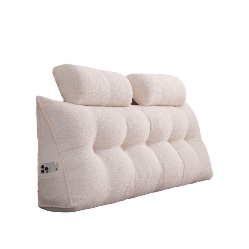 泰迪绒头靠2025床新款45240047床上软包大靠背带垫头枕可拆飘洗窗,淘宝优惠券,粉丝福利购,淘宝优惠卷