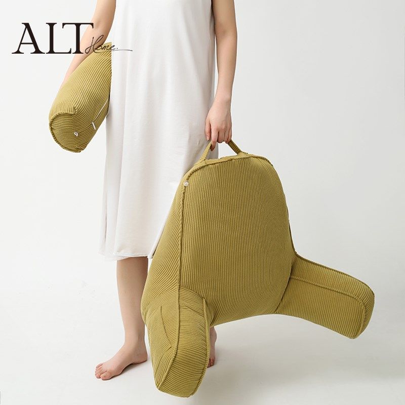 Bed pillow and waist support for pregnant women, neck and waist protector, bedside large backrest, G cushion, tatami, bay window sill, reading and playing with hands