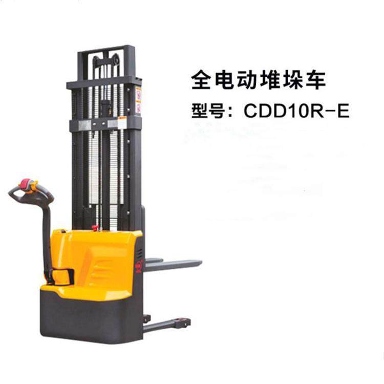 西林电动堆垛车CDD10R-E 叉车 载重1吨升高3米升降车装卸车叉车,淘宝优惠券,粉丝福利购,淘宝优惠卷