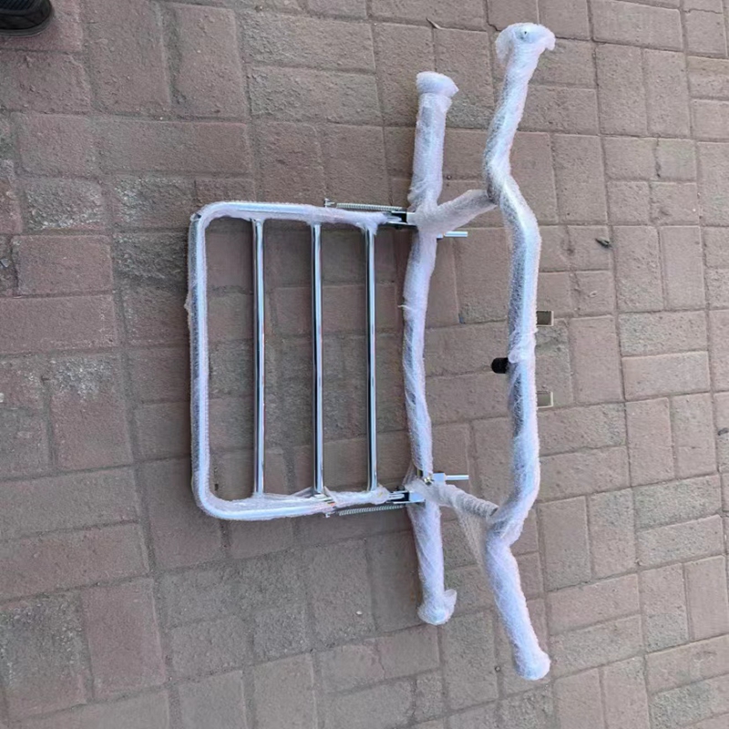 东威电动三轮车行李架防撞杠货架置物架东威四轮电动车配件 - 图1