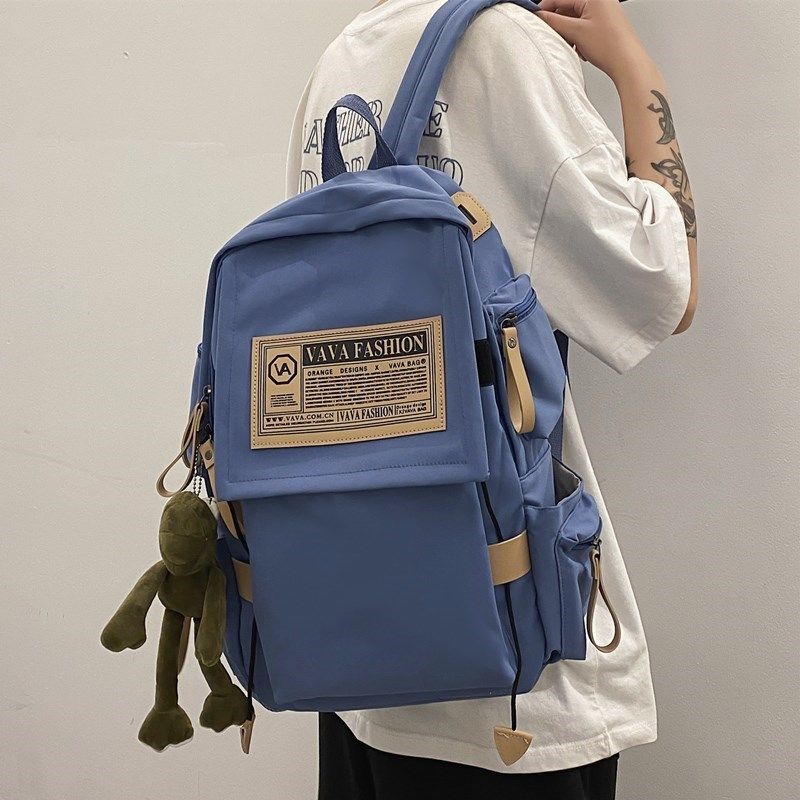 帆布双肩包e古著感少女大学生校园森系书包大容量百搭旅行揹包男,淘宝优惠券,粉丝福利购,淘宝优惠卷