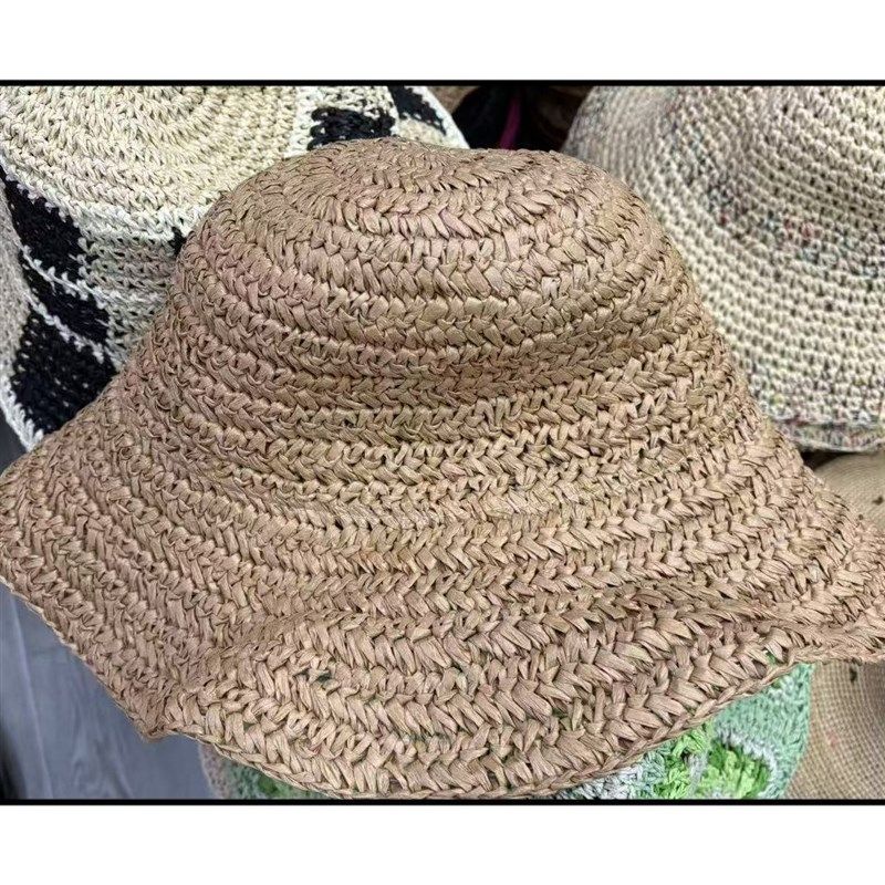 大沿卷边可折叠田园风草帽女夏季海边度假拍照遮阳防晒草编太阳帽,淘宝优惠券,粉丝福利购,淘宝优惠卷