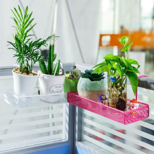 公室三角多层花架桌面工位隔板置物架阳台护栏悬挂式转角收陶琪,淘宝优惠券,粉丝福利购,淘宝优惠卷