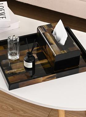 木LM-2505-制香薰托盘家居卧室盒巾多功能样纸板房用装饰摆件商实