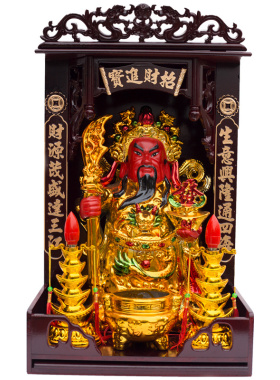 财神爷挂墙文财神武财神陶瓷摆件财神爷财神爷摆件