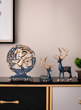 嘉禾万世兴鹿饰品家居礼品搬家礼品乔迁新居好意思装饰用品