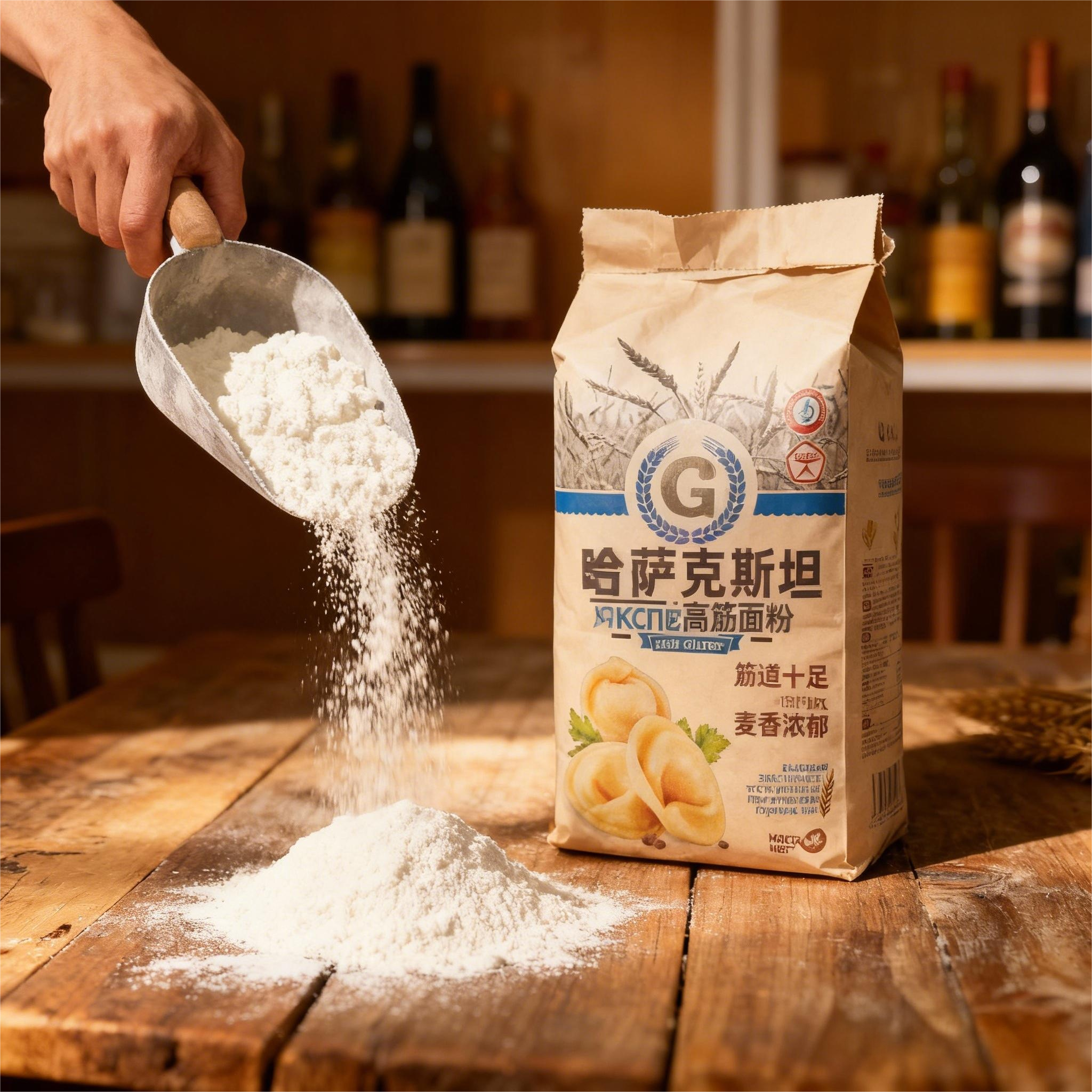 高筋小麦粉哈萨克斯坦原装进口高筋面粉面包粉烘焙家用饺子专用粉,淘宝优惠券,粉丝福利购,淘宝优惠卷