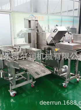 黑巧克力裹可可粉机器饼干上糖上粉机食品裹芝麻设备生产厂家