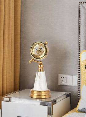 北轻A8141奢样板房针铁厅艺摆件简欧表约精美电镀拉丝防锈防潮客