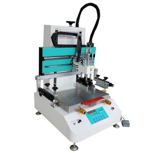 4060刷锡膏平面丝网印刷机全身镜钢化玻璃鼠标键盘机箱外壳手机 - 图1