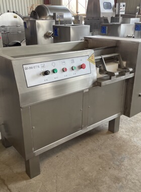 冻肉切丁机商用大型350型鸡胸肉切丁设备牛肉粒加工机器