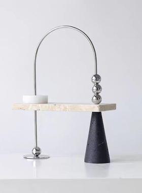 简约创意极简U形平衡摆件算盘样板件房BJ0240桌面电摆视柜宿书架