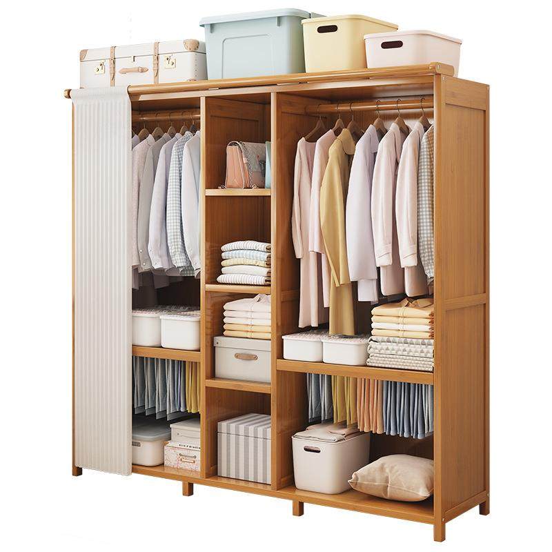 柜家用拉卧出租房用经济型实木简EWL易组装帘布衣橱2衣室025新款,淘宝优惠券,粉丝福利购,淘宝优惠卷
