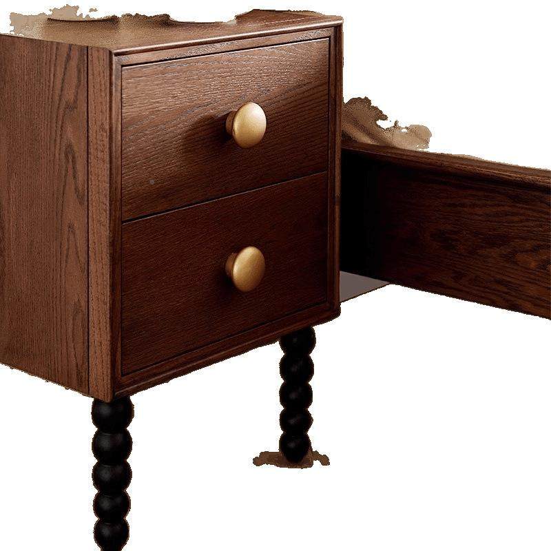 法式复古实室木床头柜小户型美式卧物柜收纳柜白蜡床头柜木古风中,淘宝优惠券,粉丝福利购,淘宝优惠卷