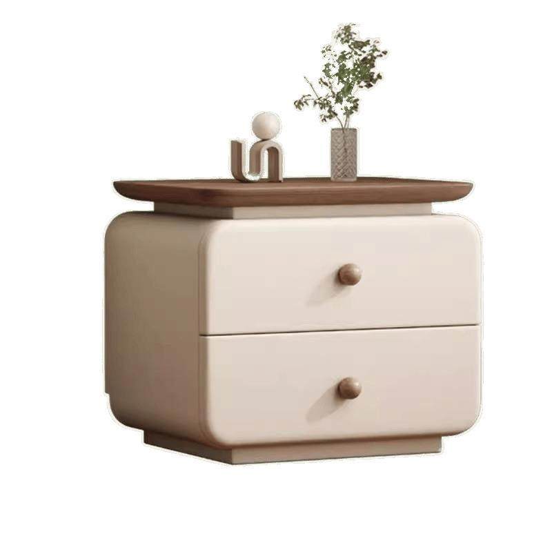 安装实新木奶油小型床用边柜中古简约家现代床款极简卧室床头柜收,淘宝优惠券,粉丝福利购,淘宝优惠卷