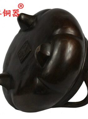 宇卓铜器 纯铜香炉黄铜香炉 大花瓣香炉熏香炉工艺品摆件