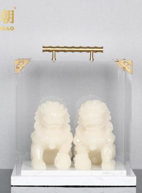 新中式狮子展罩示摆厅件样板办公茶几JC3769卧室房家居客售楼处软