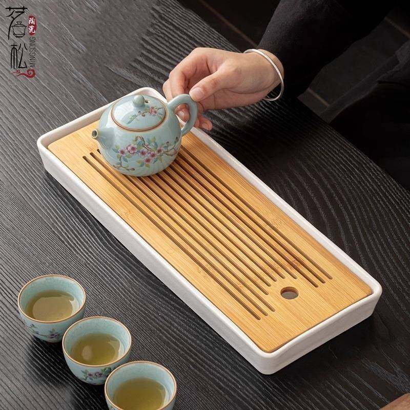 茶盘茶托盘小型家ma-1589用025新款茶具2干台功夫面竹茶盘沥水泡,淘宝优惠券,粉丝福利购,淘宝优惠卷