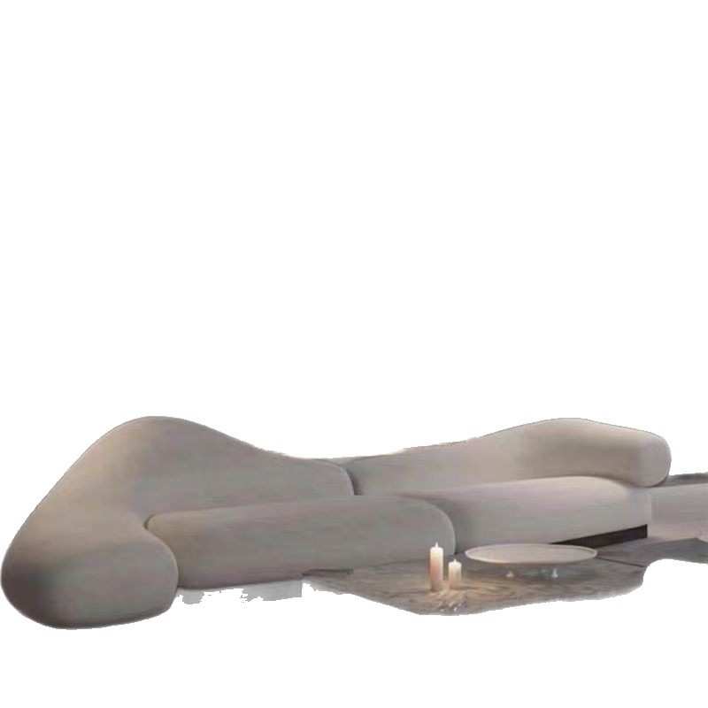 沙发l半圆形沙发客厅型现代新款全套小户型意式沙发轻奢网红客木 - 图3