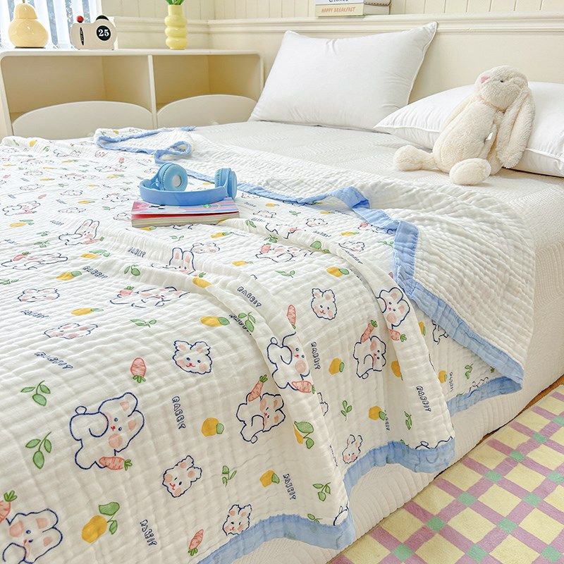 2025新款全棉婴儿六层纱布毛巾被宝宝纯棉盖毯儿童午睡毛毯小薄被,淘宝优惠券,粉丝福利购,淘宝优惠卷