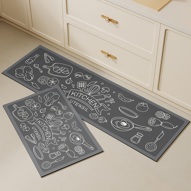 高级感厨房地垫硅藻泥吸水吸油免洗门垫防水防油防滑脚垫耐脏地毯,淘宝优惠券,粉丝福利购,淘宝优惠卷