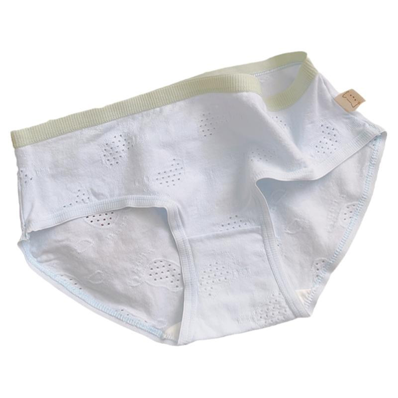 星冰乐~纯棉内裤女无痕A类婴童棉质透气全棉裆中腰纯色奶油系少女,淘宝优惠券,粉丝福利购,淘宝优惠卷